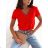Short summer dress short sleeve women's oversized (40/42/44 ONE SIZE) ITALIAN FASHION IMD25022 S / M / L white