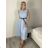Women's Long Summer Sleeveless Dress (S/M ONE SIZE) ITALIAN FASHION IMPDY22LS16208
