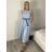 Women's Long Summer Sleeveless Dress (S/M ONE SIZE) ITALIAN FASHION IMPDY22LS16208