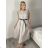 Women's Long Summer Sleeveless Dress (S/M ONE SIZE) ITALIAN FASHION IMPDY22LS16208
