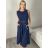 Women's Long Summer Sleeveless Dress (S/M ONE SIZE) ITALIAN FASHION IMPDY22LS16208