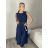 Women's Long Summer Sleeveless Dress (S/M ONE SIZE) ITALIAN FASHION IMPDY22LS16208