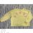 Women's Long Sleeve Bomber Jacket (S/M/L ONE SIZE) ITALIAN FASHION IMWD23470 ONE SIZE žlutá