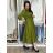Women's Long Summer Sleeveless Dress (S/M ONE SIZE) ITALIAN FASHION IMPDY22LS16208