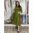 Women's Long Summer Sleeveless Dress (S/M ONE SIZE) ITALIAN FASHION IMPDY22LS16208 S / M / L white