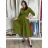 Women's Long Summer Sleeveless Dress (S/M ONE SIZE) ITALIAN FASHION IMPDY22LS16208 S / M / L white
