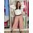 Women's short sleeve summer casual dress (S/M/L ONE SIZE) ITALIAN FASHION IMWGB25022