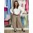 Women's short sleeve summer casual dress (S/M/L ONE SIZE) ITALIAN FASHION IMWGB25022
