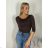 Women's Long Sleeve T-Shirt (S/M ONE SIZE) ITALIAN FASHION IMPDY23HH2321/LS16577 S / M white