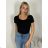 Women's Short Sleeve T-Shirt (S/M ONE SIZE) ITALIAN FASHION IMPDY23LS17135/OX9603 S / M white