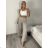 Summer dress oval short sleeve women's oversized (50/52/54 ONE SIZE) ITALIAN FASHION IM425011