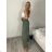 Summer dress oval short sleeve women's oversized (50/52/54 ONE SIZE) ITALIAN FASHION IM425011