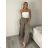 Women's Oversized Knitted Long Sleeve Sweater (S/M ONE SIZE) ITALIAN FASHION IMSN2416125