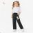 Sweatshirt warm warm-up girl zip (134-164) KUGO M2513