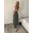 Summer dress oval short sleeve women's oversized (50/52/54 ONE SIZE) ITALIAN FASHION IM425011