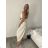 Summer dress oval short sleeve women's oversized (50/52/54 ONE SIZE) ITALIAN FASHION IM425011