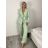 Women's long sleeve jacket (S/M ONE SIZE) ITALIAN FASHION IMPDY23MDUE23274 S / M / L růžová světlá