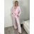 Women's long sleeve jacket (S/M ONE SIZE) ITALIAN FASHION IMPDY23MDUE23274 S / M / L růžová světlá
