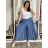 Women's Oversized Knitted Long Sleeve Sweater (S/M ONE SIZE) ITALIAN FASHION IMSN2416125 S / M / L dark blue