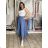 Women's Oversized Knitted Long Sleeve Sweater (S/M ONE SIZE) ITALIAN FASHION IMSN2416125 S / M / L Light blue