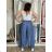Women's Oversized Knitted Long Sleeve Sweater (S/M ONE SIZE) ITALIAN FASHION IMSN2416125 S / M / L Light blue