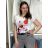T-shirt short sleeve women (UNI S-M) ITALIAN FASHION IMM20330 S / M / L white