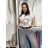 T-shirt short sleeve women (UNI S-M) ITALIAN FASHION IMM20330 S / M / L white