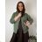Women's Oversized Knitted Long Sleeve Sweater (S/M ONE SIZE) ITALIAN FASHION IMSN2416125