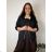 Women's Oversized Knitted Long Sleeve Sweater (S/M ONE SIZE) ITALIAN FASHION IMSN2416125