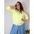 Women's Oversized Knitted Long Sleeve Sweater (S/M ONE SIZE) ITALIAN FASHION IMSN2416125