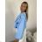 Women's Long Chiffon Short Sleeve Dress (S/M ONE SIZE) ITALIAN FASHION IMWGS231048