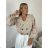 Women's Long Chiffon Short Sleeve Dress (S/M ONE SIZE) ITALIAN FASHION IMWGS231048