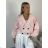 Women's Long Chiffon Short Sleeve Dress (S/M ONE SIZE) ITALIAN FASHION IMWGS231048