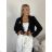 Sleeveless jacket long sleeve (uni sl) ITALIAN Fashion IMC17326 S / M / L Light blue