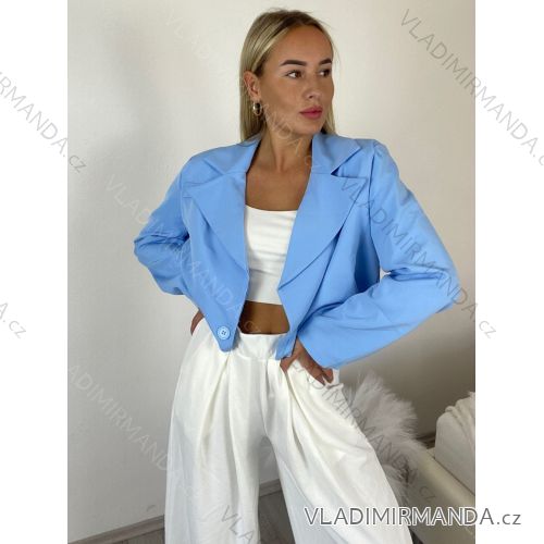 Sleeveless jacket long sleeve (uni sl) ITALIAN Fashion IMC17326 S / M / L Light blue