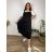 Women's Oversized Knitted Long Sleeve Sweater (S/M ONE SIZE) ITALIAN FASHION IMSN2416125