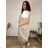 Women's Oversized Knitted Long Sleeve Sweater (S/M ONE SIZE) ITALIAN FASHION IMSN2416125