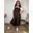 Women's Oversized Knitted Long Sleeve Sweater (S/M ONE SIZE) ITALIAN FASHION IMSN2416125