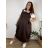 Women's Oversized Knitted Long Sleeve Sweater (S/M ONE SIZE) ITALIAN FASHION IMSN2416125