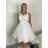 Women's Elegant Sleeveless Short Prom Party Dress (S/M ONE SIZE) ITALIAN FASHION IMM22PL19801KR