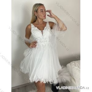 Women's Elegant Sleeveless Short Prom Party Dress (S/M ONE SIZE) ITALIAN FASHION IMM22PL19801KR