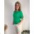 Summer dress oval short sleeve women's oversized (50/52/54 ONE SIZE) ITALIAN FASHION IM425011