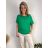 Summer dress oval short sleeve women's oversized (50/52/54 ONE SIZE) ITALIAN FASHION IM425011