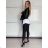 Women's long sports top and leggings set (S/M ONE SIZE) ITALIAN FASHION IMPLP2372755