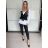Women's long sports top and leggings set (S/M ONE SIZE) ITALIAN FASHION IMPLP2372755