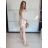 Women's long sports top and leggings set (S/M ONE SIZE) ITALIAN FASHION IMPLP2372755 S / M black