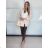 Women's long sports top and leggings set (S/M ONE SIZE) ITALIAN FASHION IMPLP2372755 S / M black