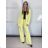 Women's long sleeve jacket (S/M/L ONE SIZE) ITALIAN FASHION IMPLP2322020014 S / M / L žlutá