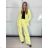 Women's long sleeve jacket (S/M/L ONE SIZE) ITALIAN FASHION IMPLP2322020014 S / M / L žlutá