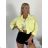 Women's Oversized Knitted Long Sleeve Sweater (S/M ONE SIZE) ITALIAN FASHION IMSN2416125